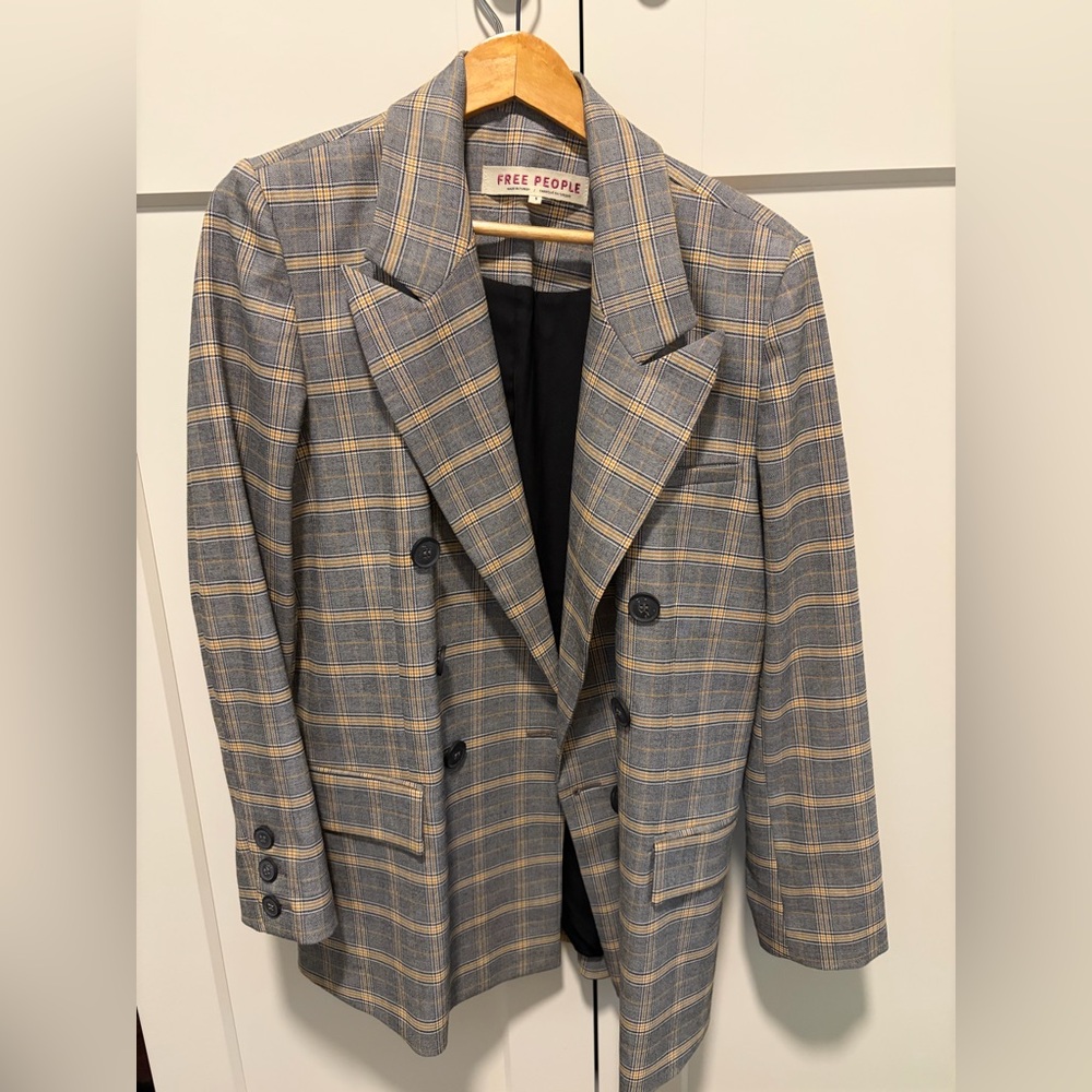Free people silk blazer